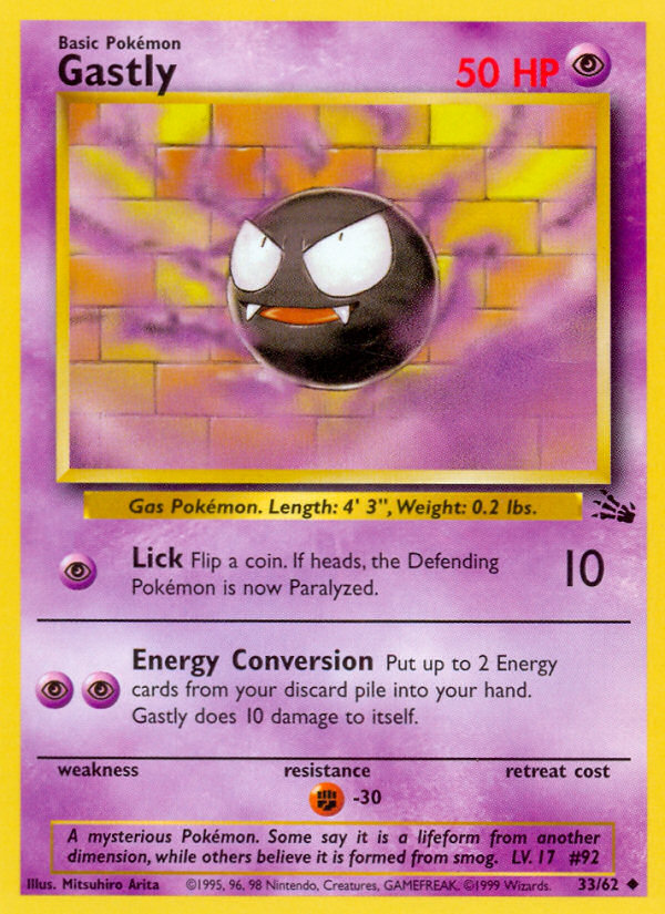 Gastly 33/62