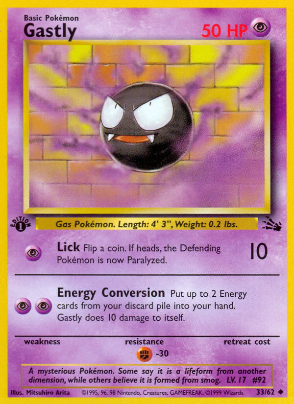 Gastly 1st ed. 33/62