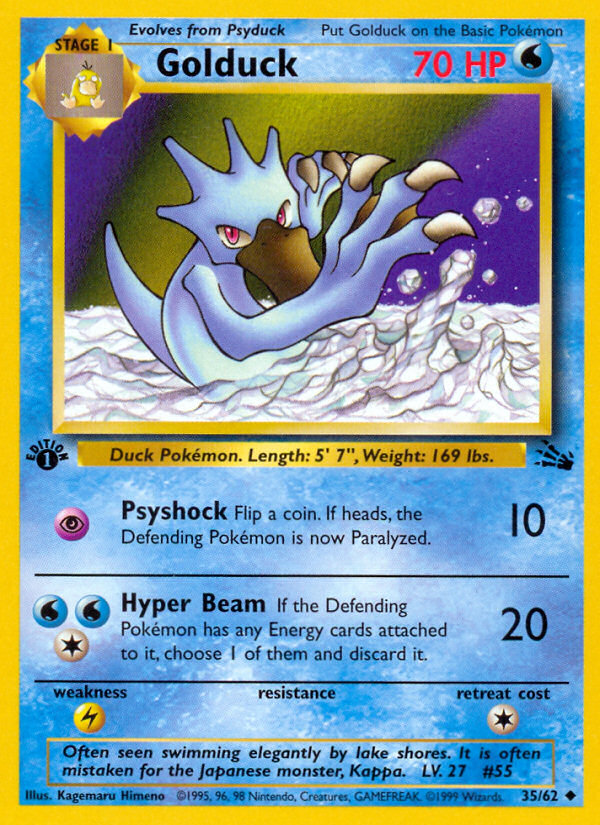 Golduck 1st ed. 35/62