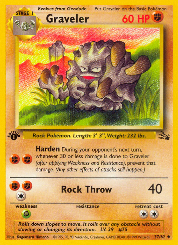 Graveler 1st ed. 37/62