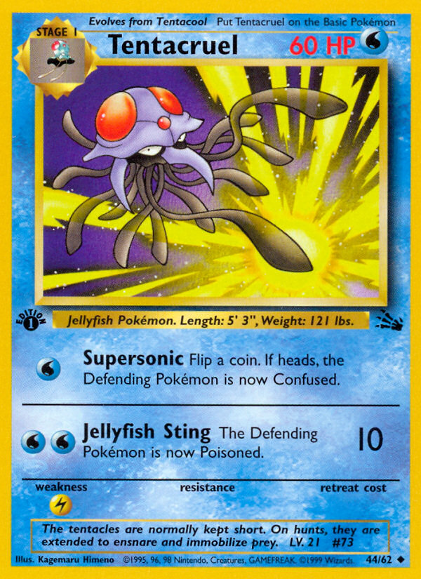 Tentacruel 1st ed. 44/62