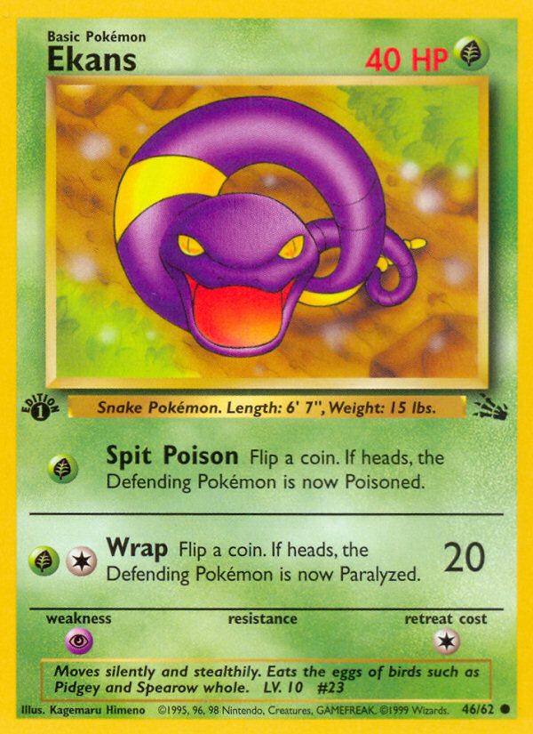 Ekans 1st ed. 46/62