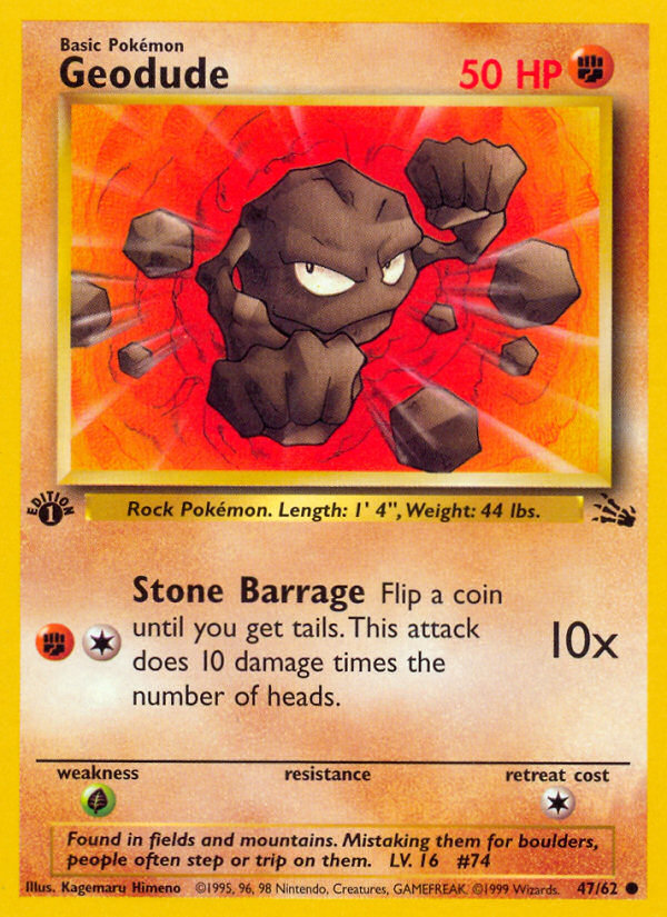 Geodude 1st ed. 47/62