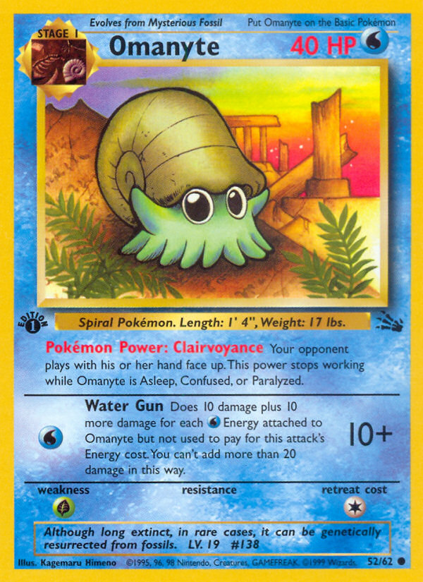 Omanyte 1st ed. 52/62