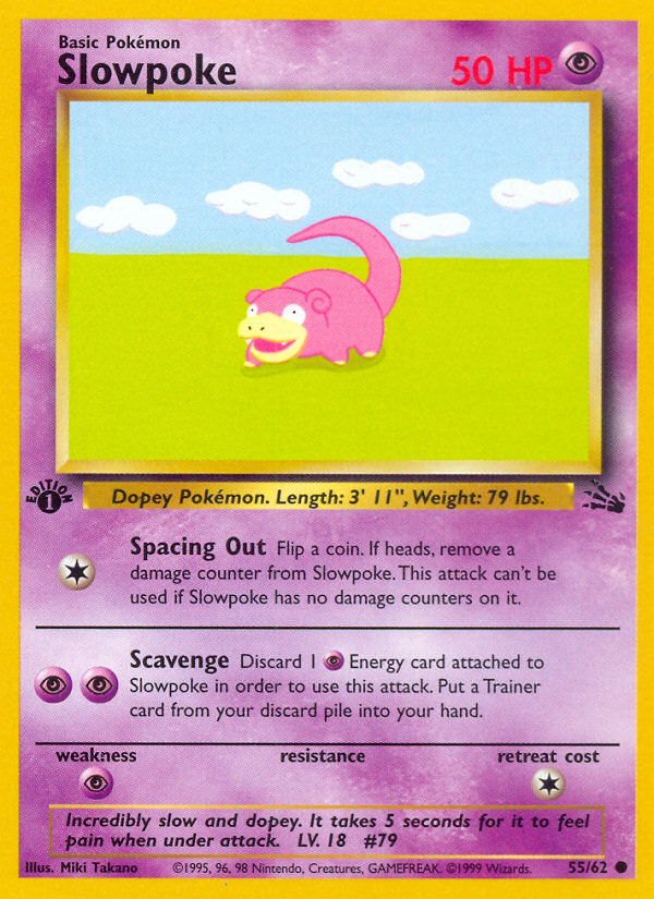 Slowpoke 1st ed. 55/62