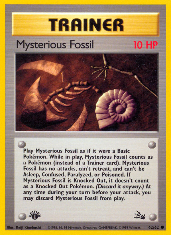 Mysterious Fossil 1st ed. 62/62