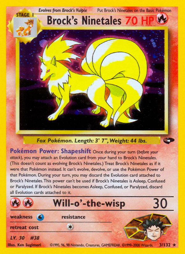 Brock's Ninetales 3/132