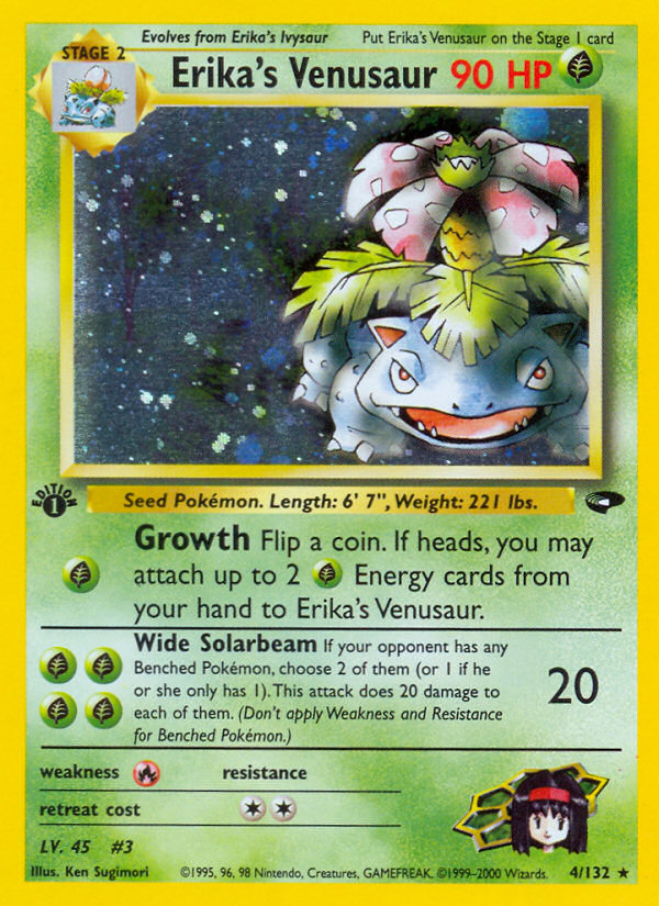 Erika's Venusaur 1st ed. 4/132