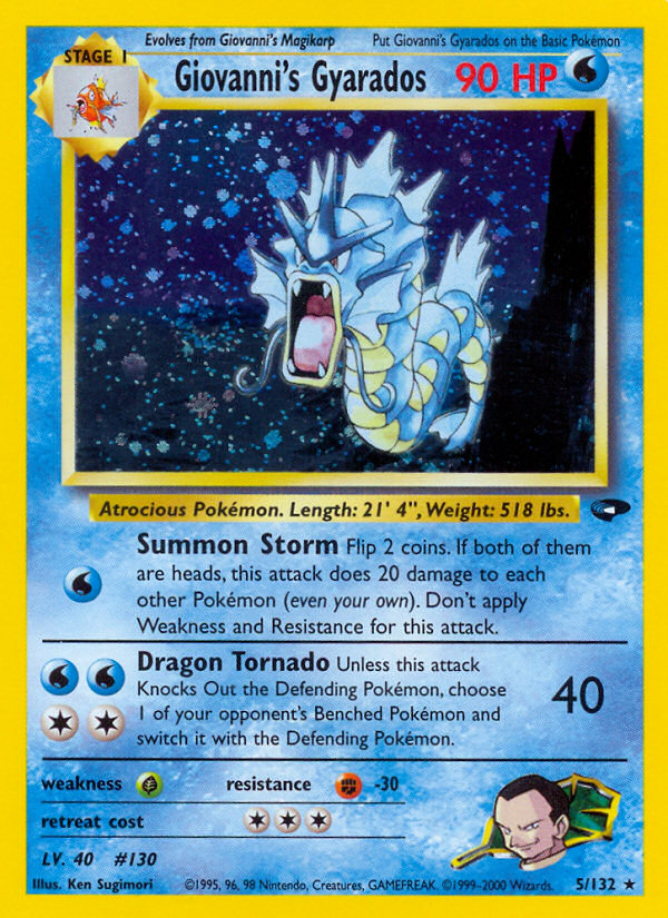 Giovanni's Gyarados 5/132