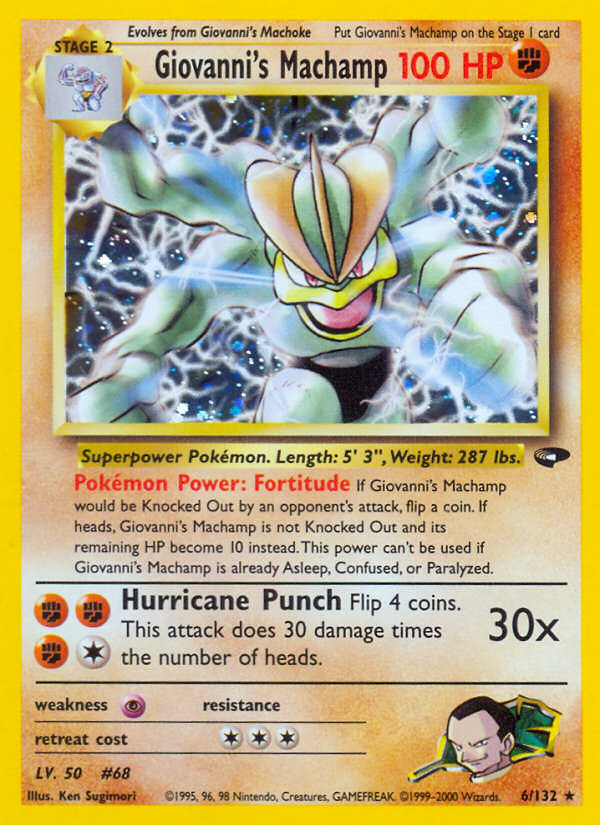 Giovanni's Machamp 6/132