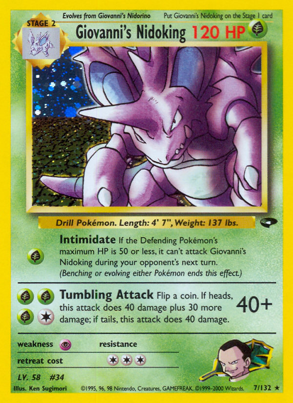 Giovanni's Nidoking 7/132