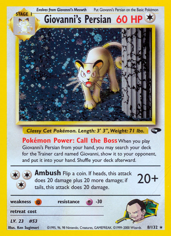 Giovanni's Persian 8/132