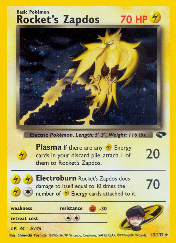 Rocket's Zapdos 15/132