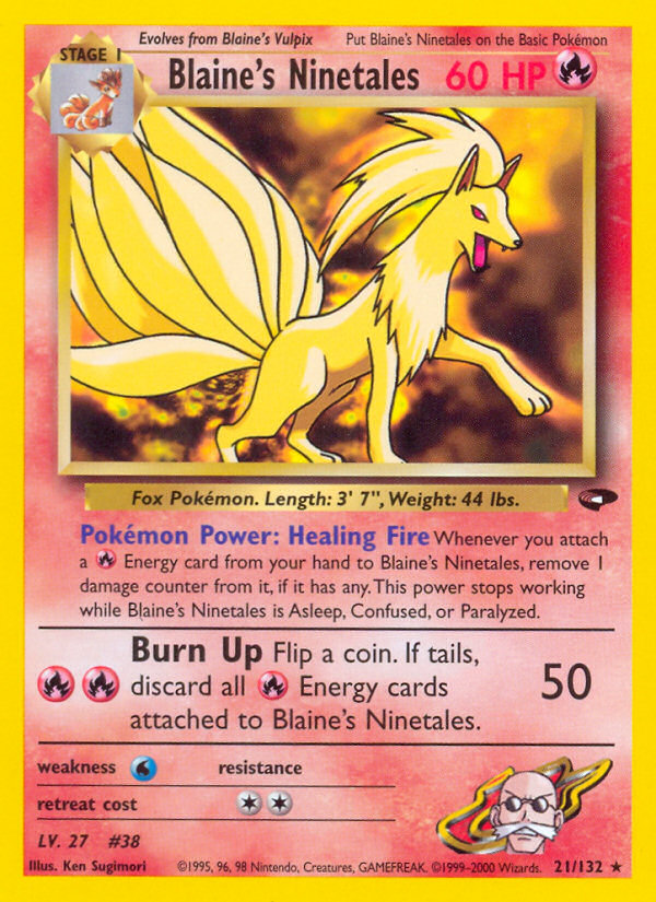 Blaine's Ninetales 21/132