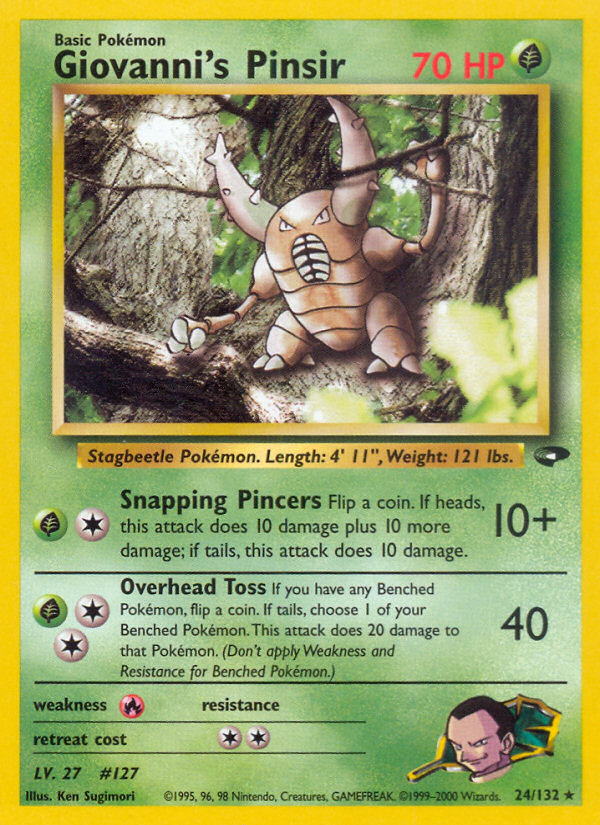 Giovanni's Pinsir 24/132