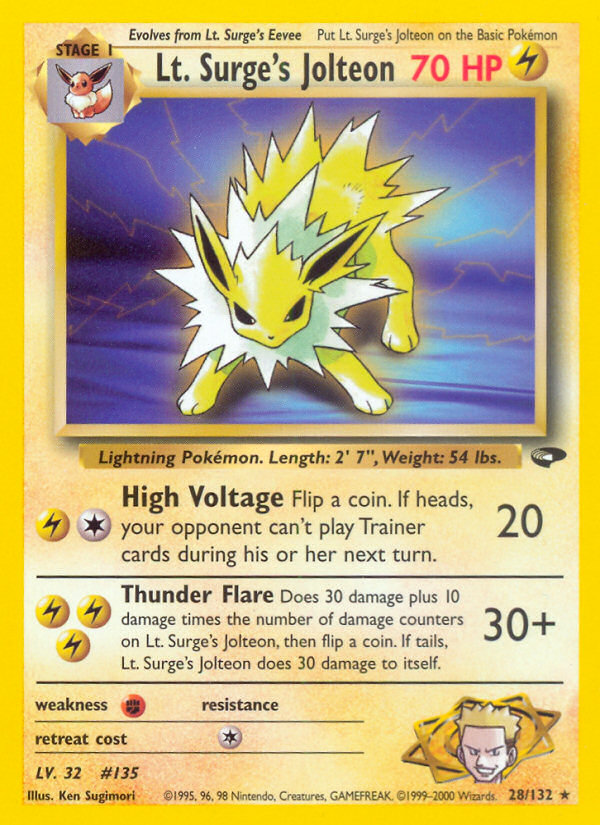 Lt. Surge's Jolteon 28/132