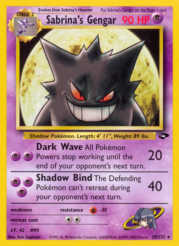 Sabrina's Gengar 29/132