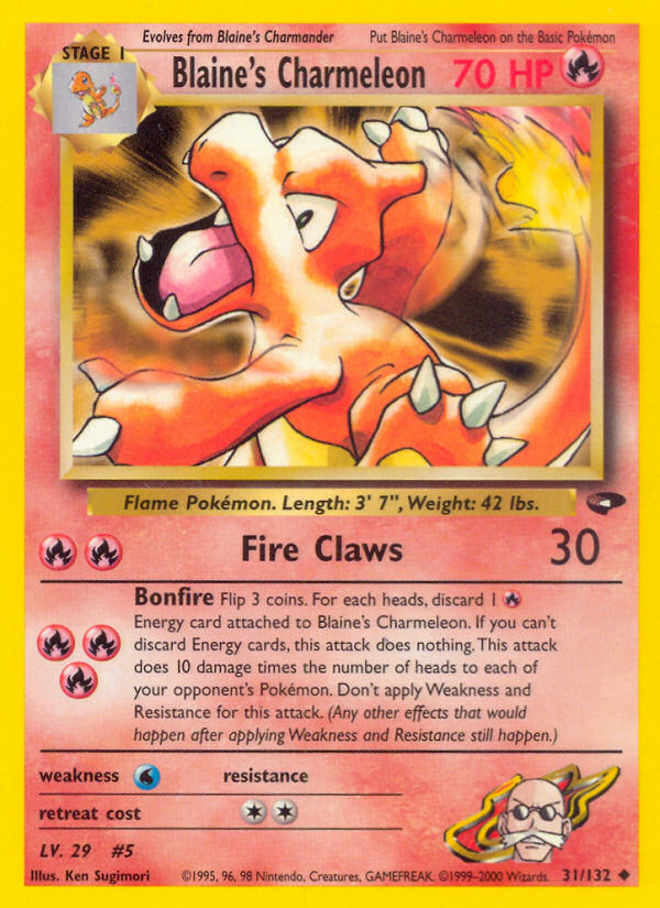 Blaine's Charmeleon 31/132