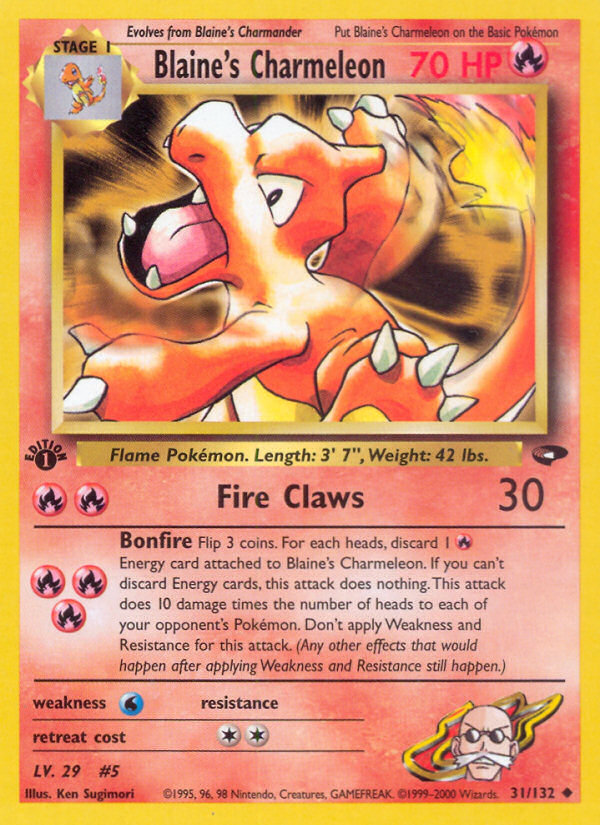 Blaine's Charmeleon 1st ed. 31/132