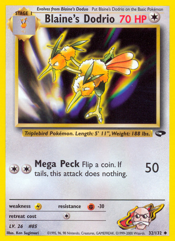 Blaine's Dodrio 32/132