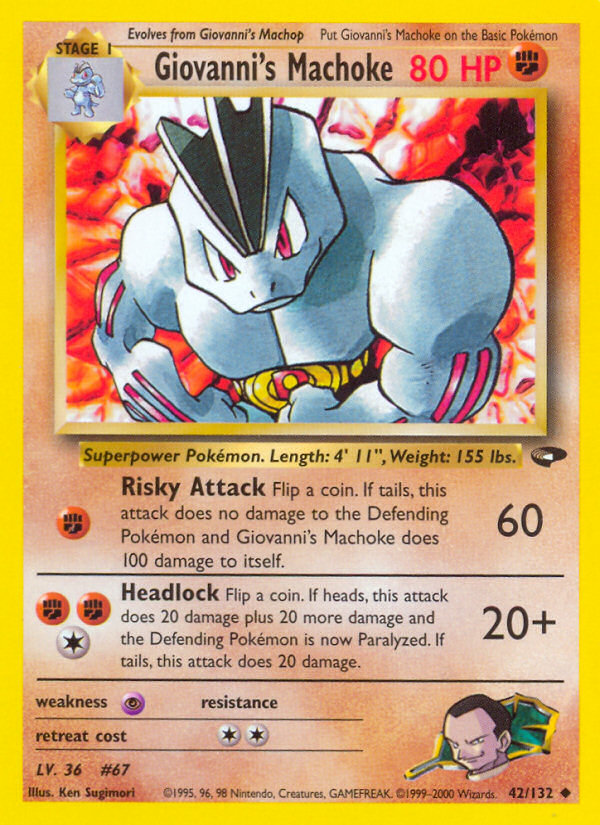 Giovanni's Machoke 42/132