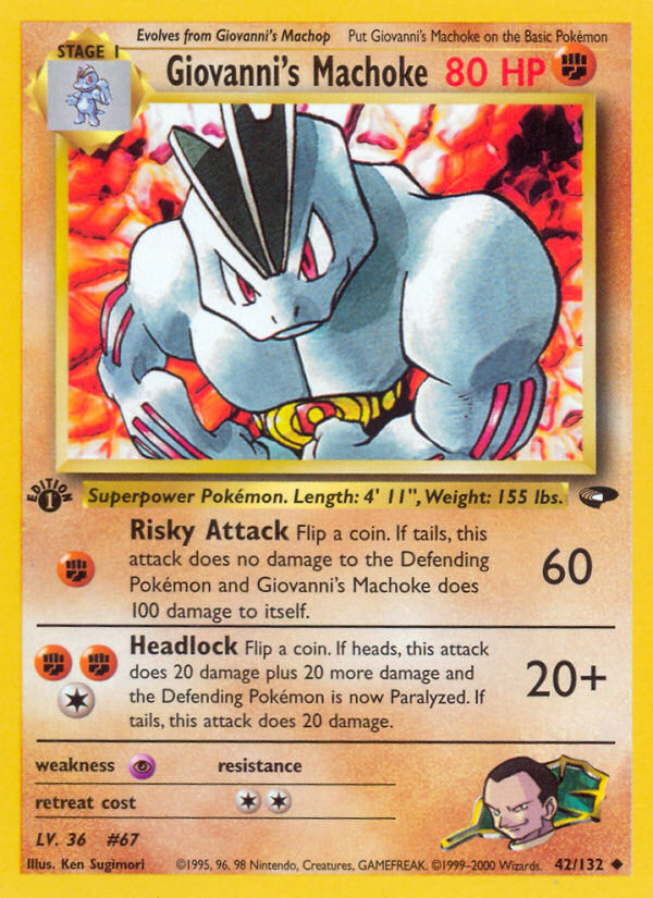 Giovanni's Machoke 1st ed. 42/132