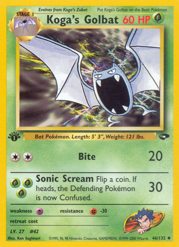 Koga's Golbat 1st ed. 46/132