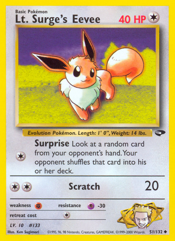 Lt. Surge's Eevee 51/132