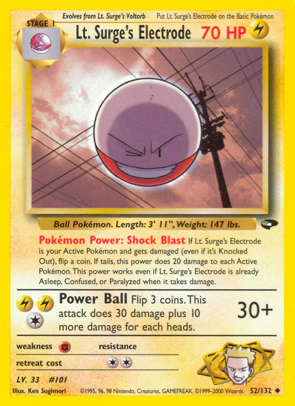 Lt. Surge's Electrode 52/132