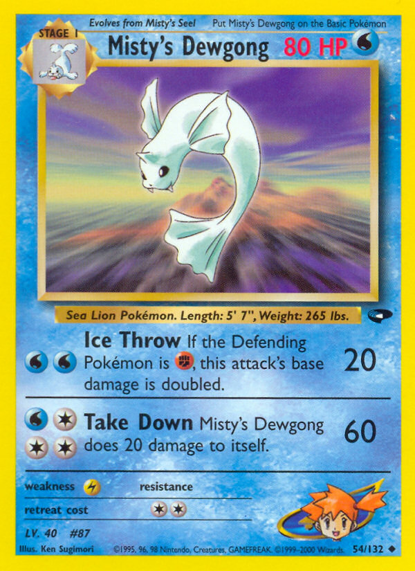 Misty's Dewgong 54/132