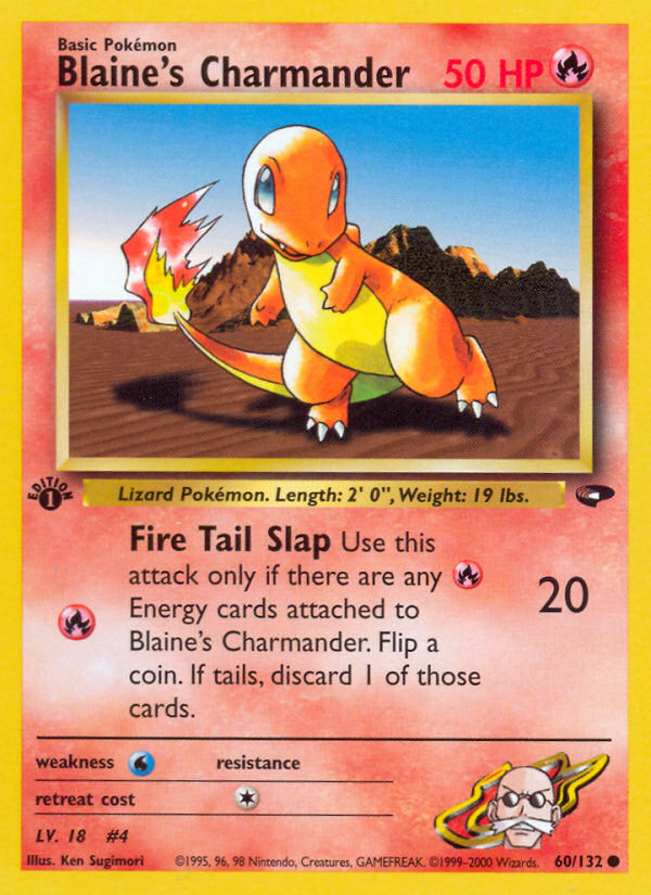 Blaine's Charmander 1st ed. 60/132