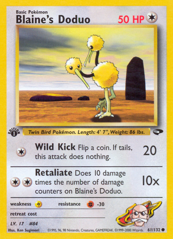 Blaine's Doduo 1st ed. 61/132