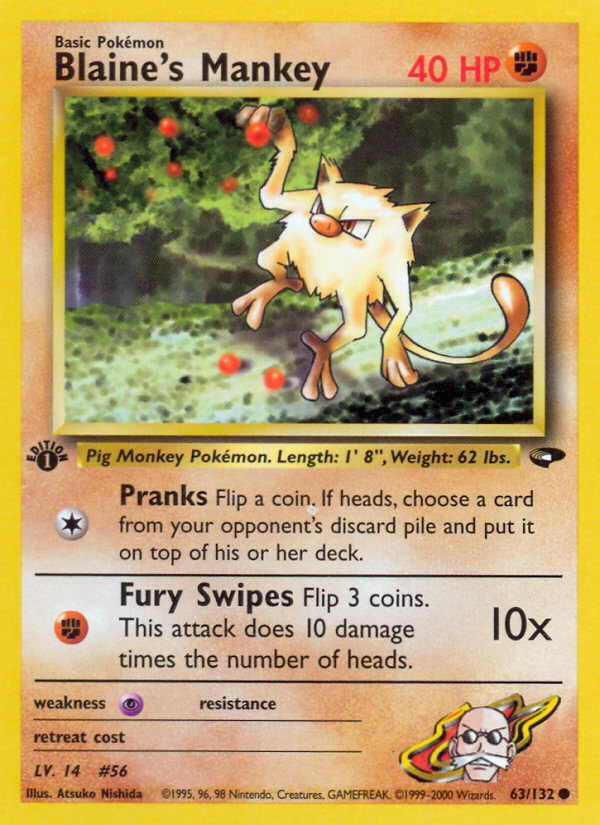 Blaine's Mankey 1st ed. 63/132