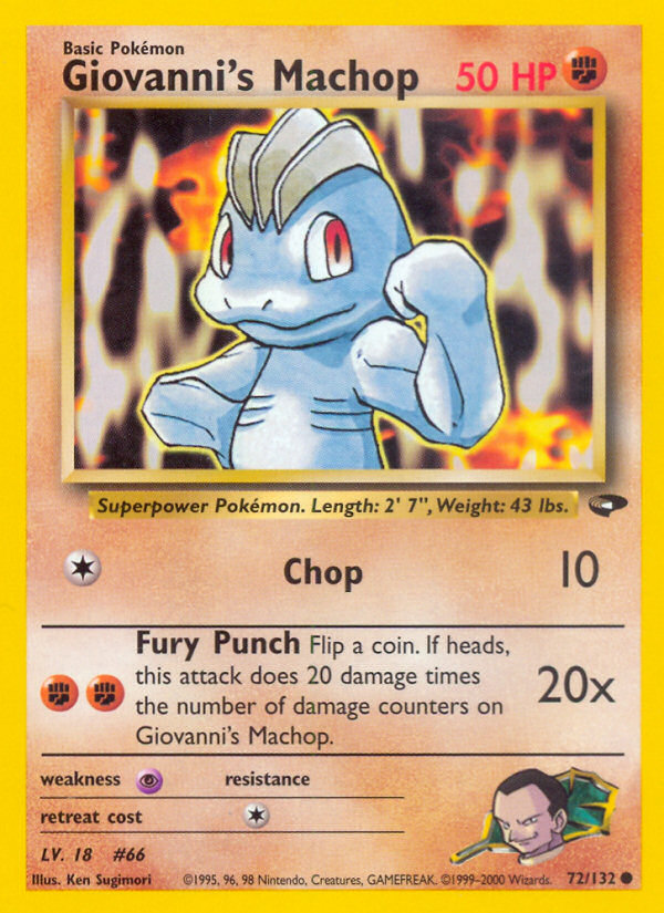 Giovanni's Machop 72/132