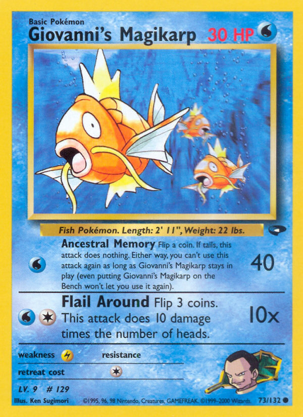 Giovanni's Magikarp 73/132