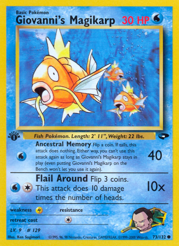 Giovanni's Magikarp 1st ed. 73/132