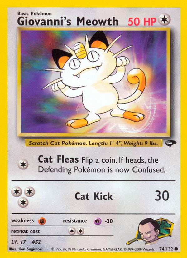 Giovanni's Meowth 74/132