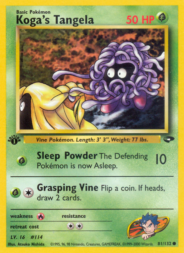 Koga's Tangela 1st ed. 81/132