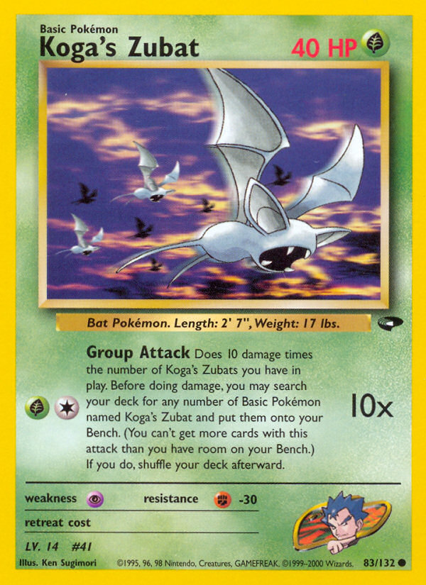 Koga's Zubat 83/132