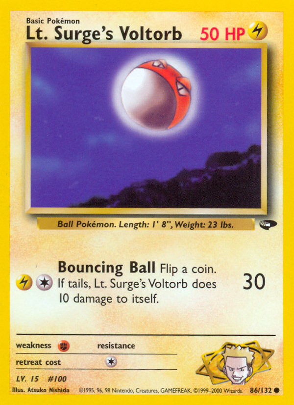 Lt. Surge's Voltorb 86/132