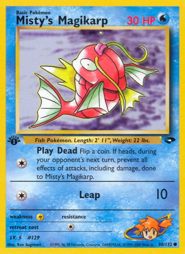Misty's Magikarp 1st ed. 88/132