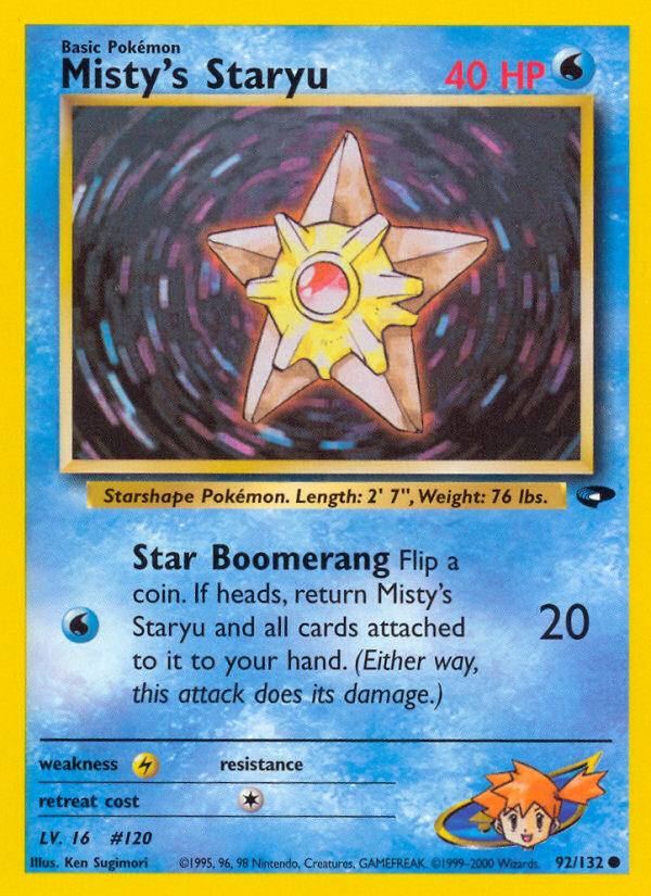 Misty's Staryu 92/132