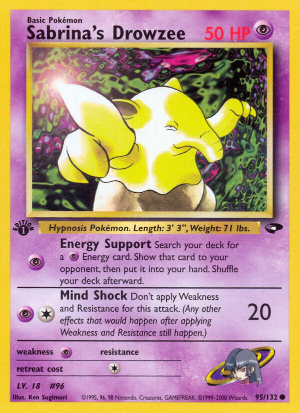 Sabrina's Drowzee 1st ed. 95/132