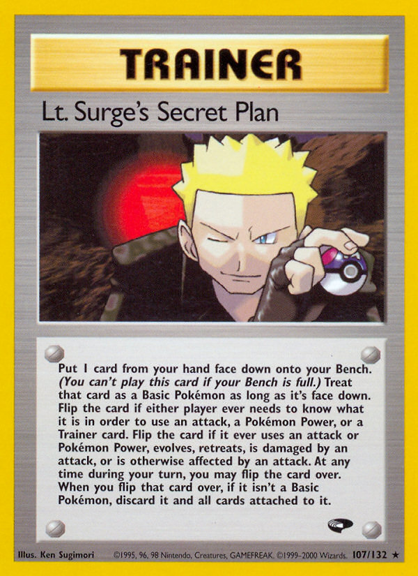 Lt. Surge's Secret Plan 1st ed. 107/132