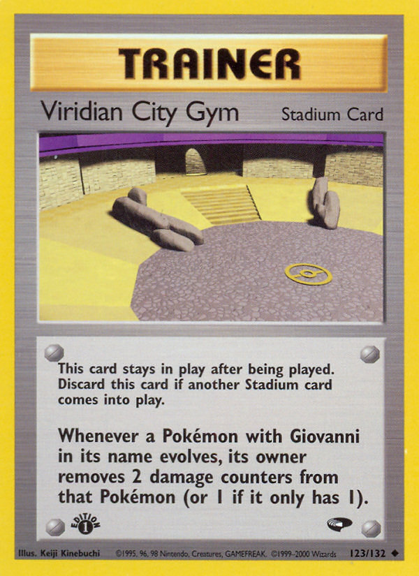 Viridian City Gym 1st ed. 123/132