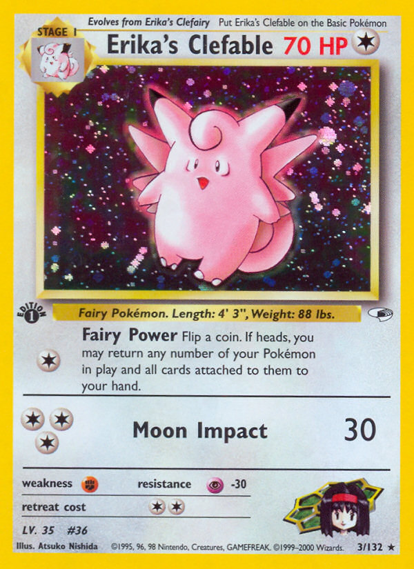 Erika's Clefable 1st ed. 3/132