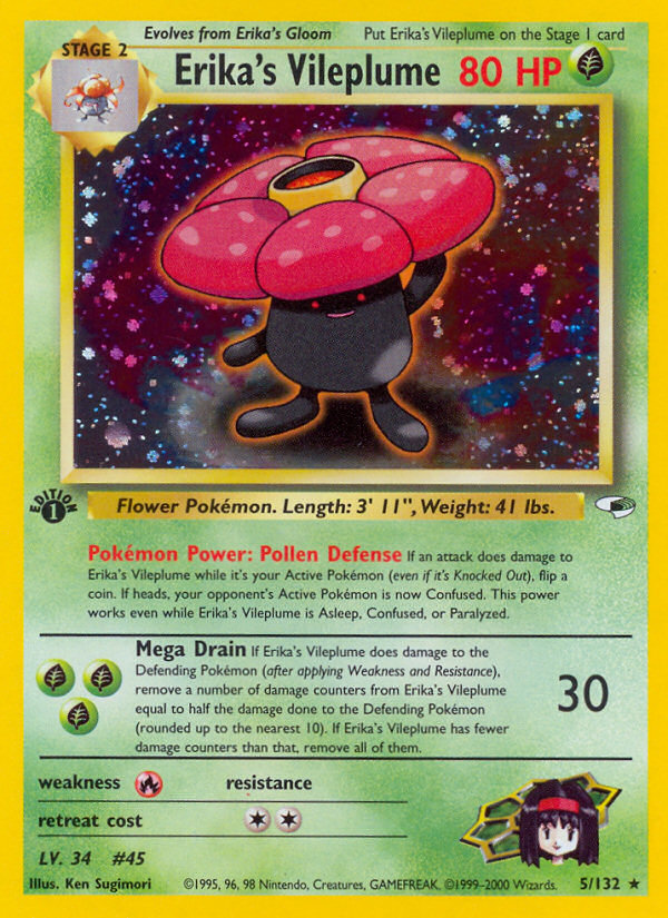 Erika's Vileplume 1st ed. 5/132