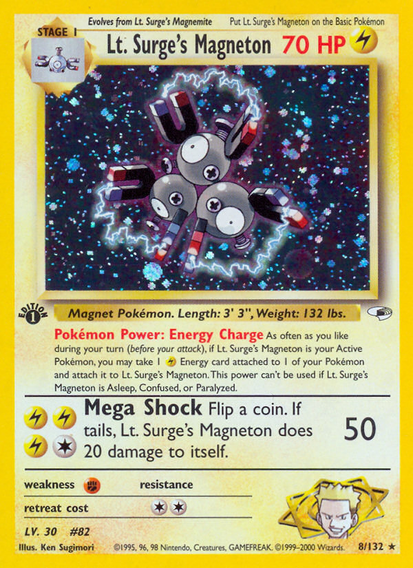 Lt. Surge's Magneton 1st ed. 8/132