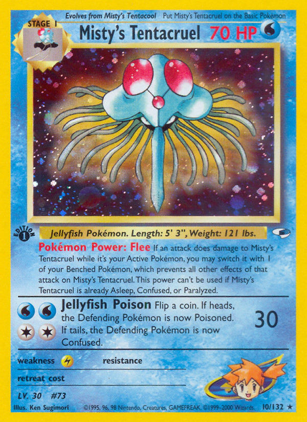 Misty's Tentacruel 1st ed. 10/132