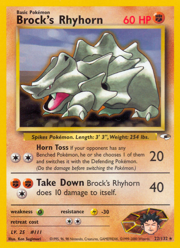 Brock's Rhyhorn 22/132
